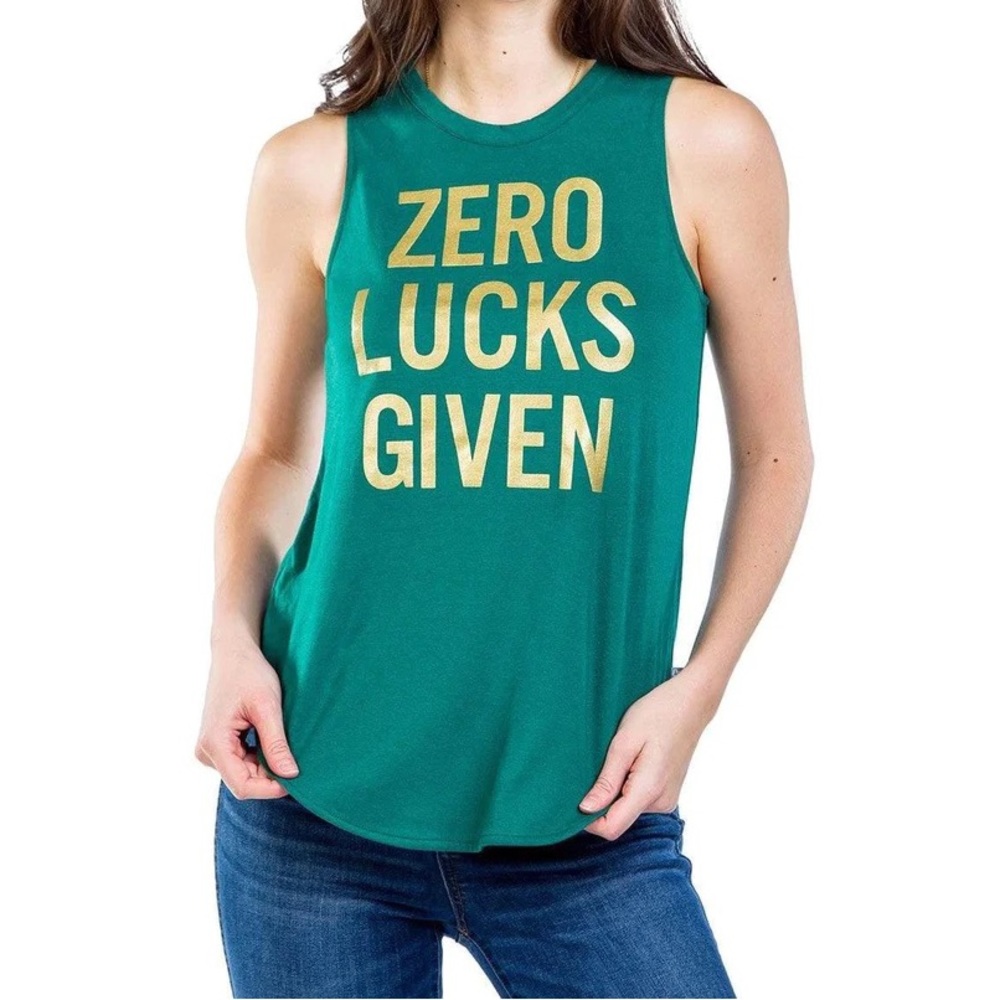 Zero Lucks Given Muscle Tank